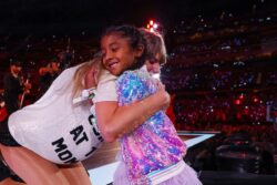 Taylor Swift Gifts Her '22' Hat To NBA Great Kobe Bryant's Daughter Bianka At Eras Tour