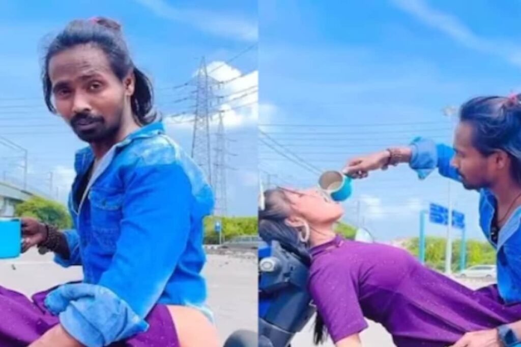 Quirky To Queasy, Couple's Viral Tea And Biscuit Stunt Raises Eyebrows