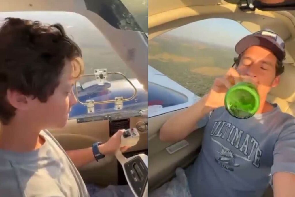 Brazilian Father Sips Beer While 11-year-old Son Flies Plane That Crashed, Shocking Video Goes Viral