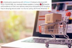 College Student Orders Laptop Worth Rs 76,000 From Flipkart, Receives Cheap Speakers Instead