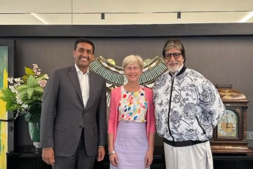 US Lawmaker Ro Khanna Meets Amitabh Bachchan in Mumbai, Calls Him 'Biggest Ambassador for India'