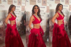Vaani Kapoor Is A Goddess In Scarlet Red For RoseRoom By Isha J