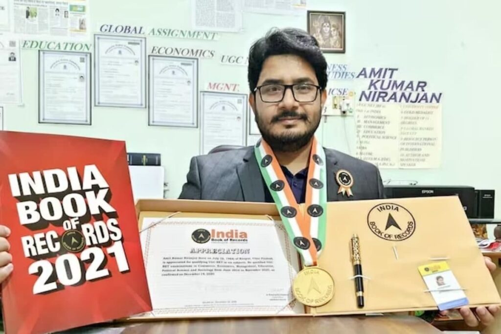 8 Master's Degrees To Clearing UGC-NET In 7 Subjects, Here’s Teacher Amit Niranjan's Story