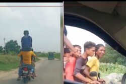 Seven UP Boys Ride One Motorcycle To Make Instagram Reel; Video Goes Viral