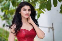 In Red Dress, Telugu Actress Varsha A Breath Of Fresh Air