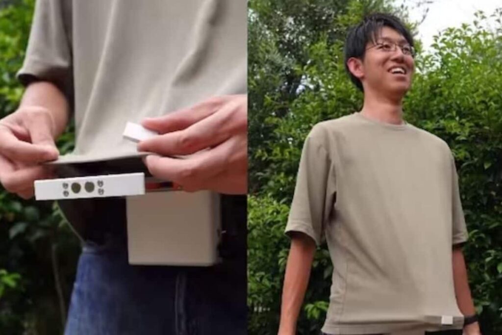 his Machine To Keep Sweaty T-shirts Fresh Has Left Internet Users In Splits