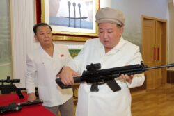 North Korean Leader Kim Tours Arms Facilities, Urges Increased Weapons Production