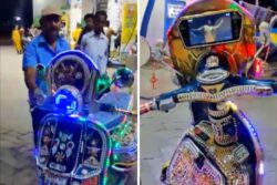 This Extravagantly decorated scooter Is Unlike Anything You Have Seen Before