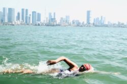 Watch: Woman Swims 36 Km From Worli Sea Link To Gateway Of India