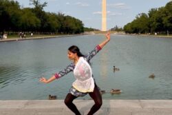 Watch: Woman's Bharatanatyam Dance In Front Of Washington Monument Is Unmissable