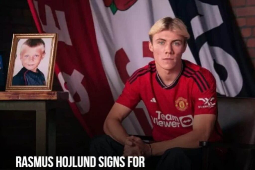 Manchester United Officially Announces The Signing Of Rasmus Hojlund From Atalanta