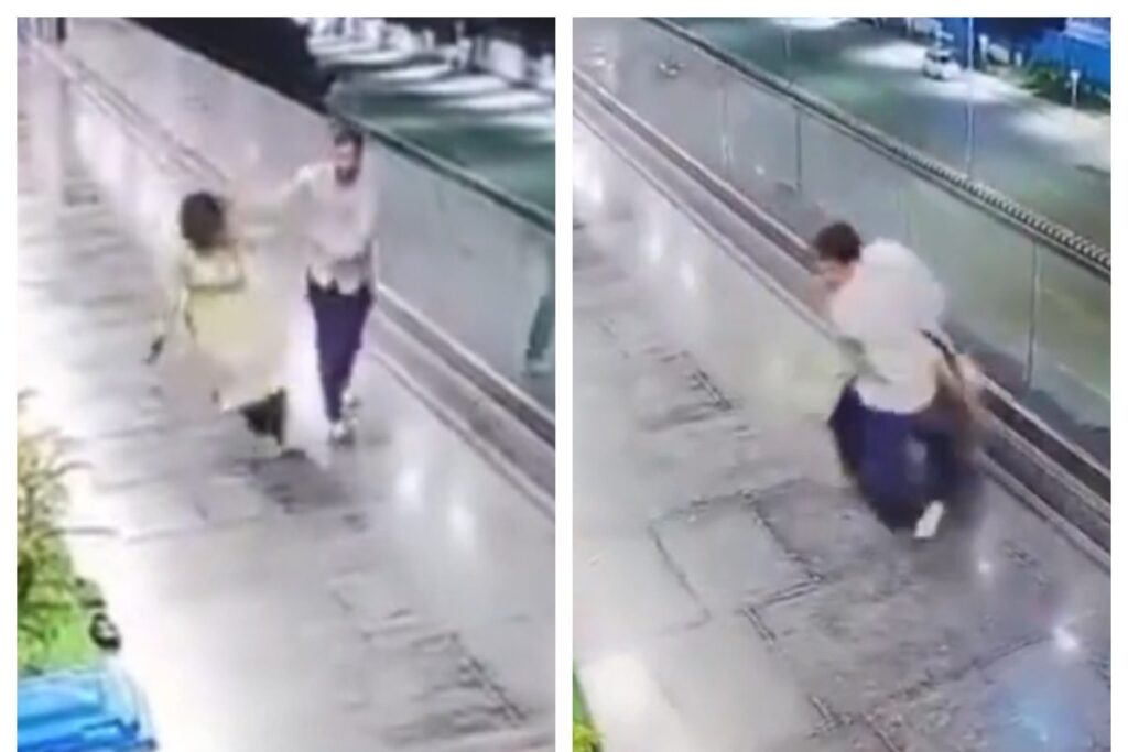 Ahmedabad: Spa Owner Assaults His Business Partner, Drags Her by Hair | Caught on Cam