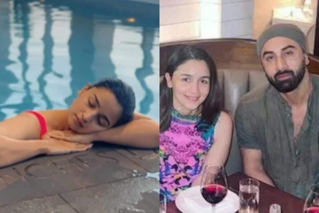 Alia Bhatt Takes Dip In Pool In Hot Pink Swimsuit As She Enjoys Vacay With Ranbir Kapoor; Watch