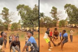 African Dance Group Using Boy As Skipping Rope Will Have Your Heart In Your Mouth