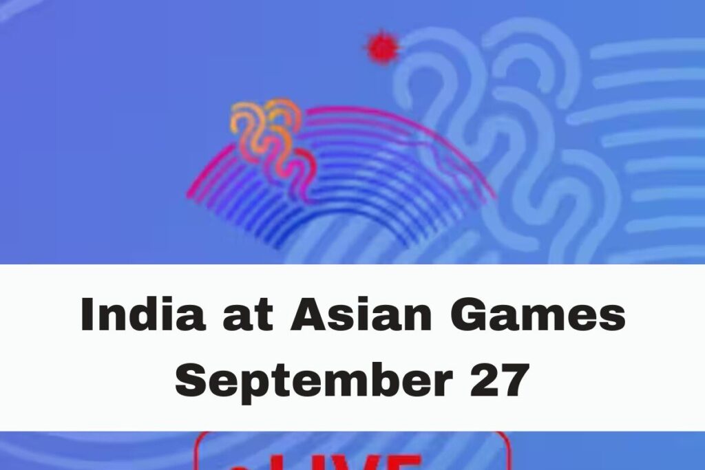 live updates asian games 2023 day 4 shooting equestrian hockey swimming fencing tennis boxing