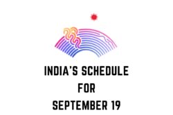 India Schedule at Asian Games, September 19, 2023: Event Timings and Live Streaming Details