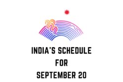 India Schedule at Asian Games, September 20, 2023: Event Timings and Live Streaming Details