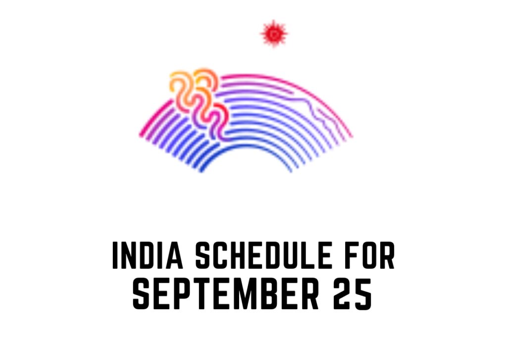 India Schedule at Asian Games, September 25, 2023: Event Timings and Live Streaming Details