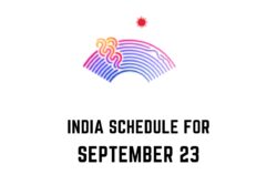 India Schedule at Asian Games, September 23, 2023: Event Timings and Live Streaming Details