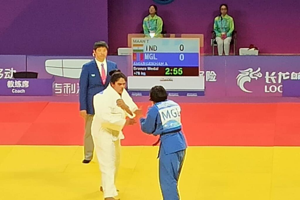 Asian Games: Judoka Tulika Maan Loses in Bronze Medal Match