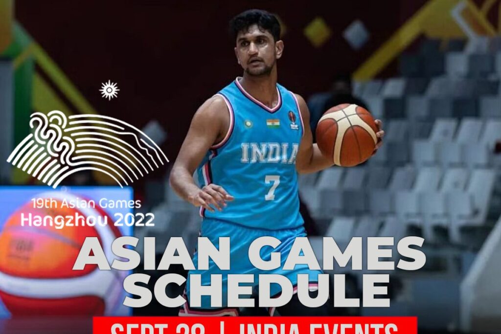 India Schedule at Asian Games, September 28, 2023: Event Timings and Live Streaming Details
