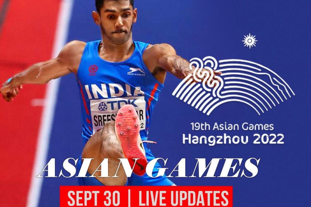 asian games day 7 live score updates india shooting hockey medal tally schedule results hangzhou september 30 latest news