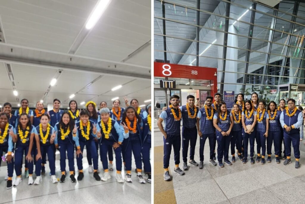 Asian Games 2023: Indian Table Tennis and Women's Football Team Take Off For Hangzhou