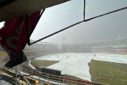 ICC World Cup Warm-up, IND vs ENG: Heavy Rain and Thunderstorm Lash Guwahati, Standee in Barsapara Stadium Damaged