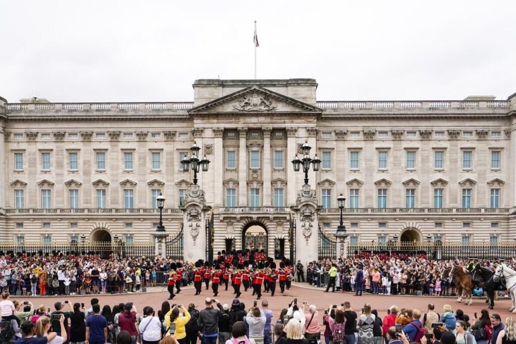 Corgis Parade Outside Buckingham Palace to Remember Queen Elizabeth II a Year Since Her Death