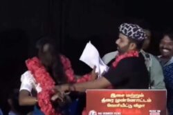 Cool Suresh SLAMMED For Misbehaving With Female Host, Forcefully Placing Garland on Her; Watch Videos