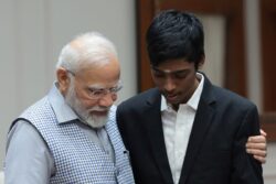 'Personification of Passion and Perseverance': PM Narendra Modi Hails Praggnanandhaa on Return to India Following FIDE World Cup Brilliance
