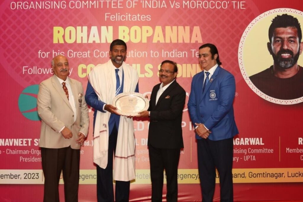 AITA Honours Rohan Bopanna Ahead of Davis Cup Swansong