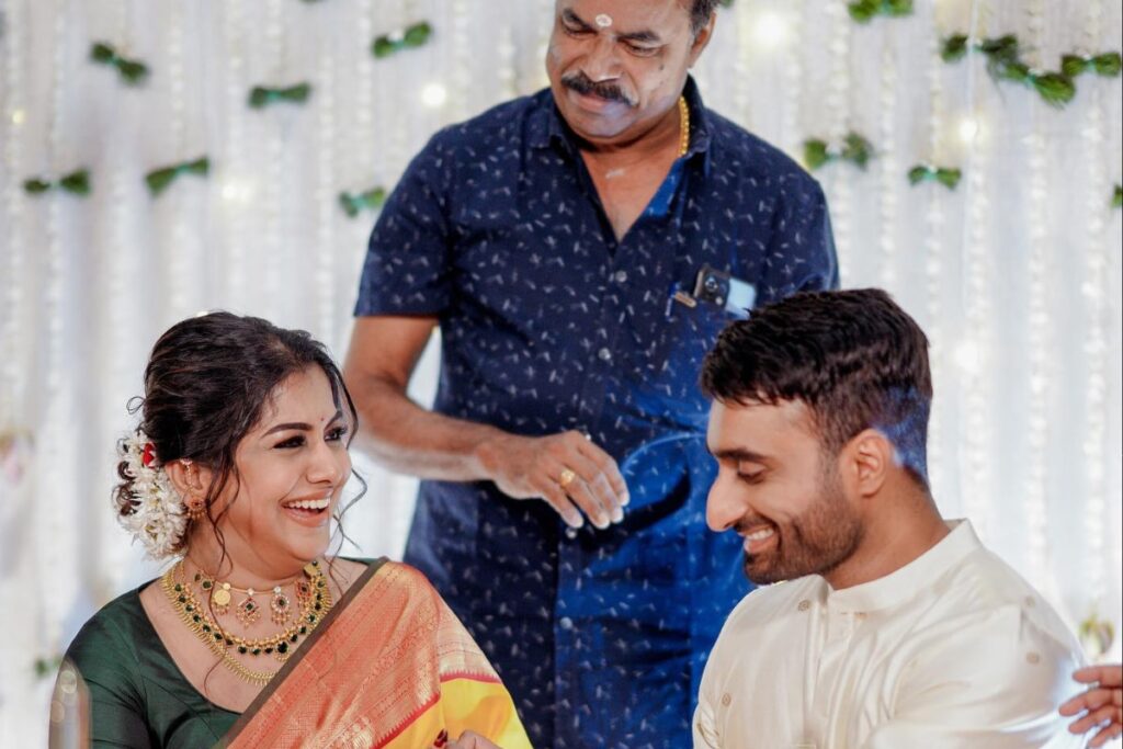 Pics: Malayalam Actress Meera Nandan Engaged To Businessman Sreeju