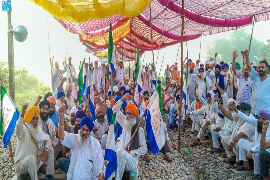 Punjab Farmers' 'Rail Roko' Stir Enters Third Day, Train Movement Remains Hit