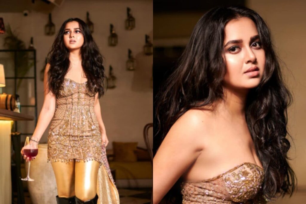 Sexy! Tejasswi Prakash Flaunts Her Curves In A Shimmery Off-Shoulder Dress; Fans Say 'Hotness Overloaded'