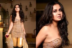 Sexy! Tejasswi Prakash Flaunts Her Curves In A Shimmery Off-Shoulder Dress; Fans Say 'Hotness Overloaded'