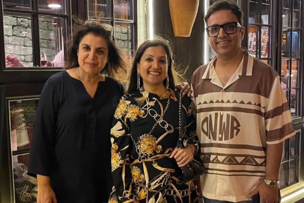 Farah Khan Bumps Into Shark Tank Fame Ashneer Grover in Baku, Runs Away With His Phone; What Happened Next