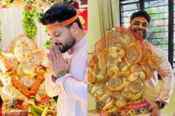 Ganesh Chaturthi 2023: Shiv Thakare Offers Prayers To Bappa, Celebrates With Family; See Photos