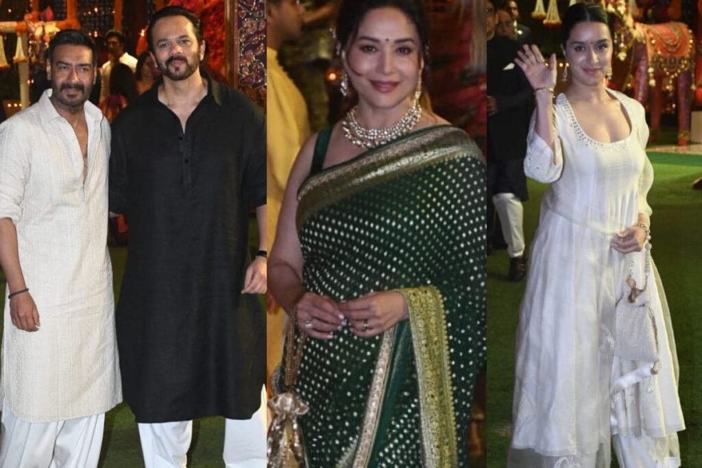 Ganesh Chaturthi: Ajay Devgn, Madhuri Dixit, Shraddha Kapoor And Others Attend Ambani Family's Grand Puja