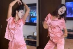 Shehnaaz Gill Dances To Desi Wine In A Night Suit And A Sheet Mask, Goofy Video Goes Viral; Watch