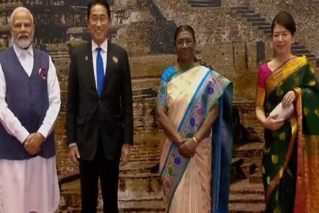 G20 Gala Dinner: Japan's First Lady Wears Silk Saree, IMF Chief Arrives in Suit | WATCH
