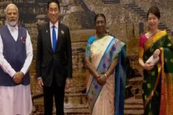 G20 Gala Dinner: Japan's First Lady Wears Silk Saree, IMF Chief Arrives in Suit | WATCH