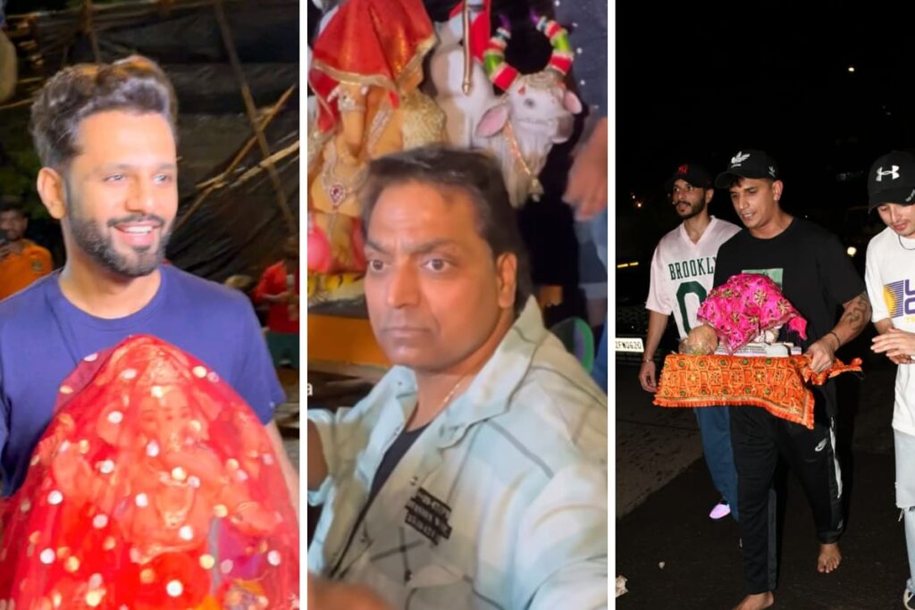 Ganesh Chaturthi 2023: Rahul Vaidya, Ganesh Acharya, Prince Narula Bring Bappa Home; Pics & Videos