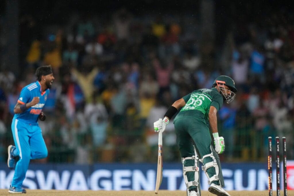 Watch: Hardik Pandya Stuns World's Top-ranked ODI Batter Babar Azam With a Terrific Delivery