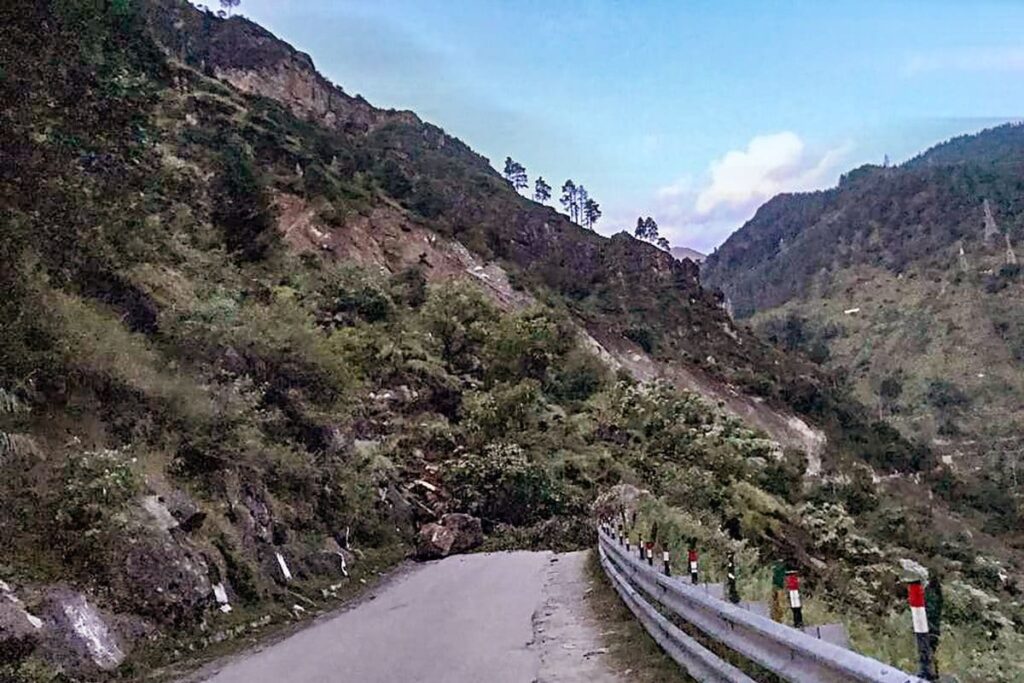 Himachal: Landslide Snaps Road Connectivity to Kinnaur District