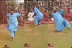 Is He Grooving Or Playing Cricket? Man’s Hilarious Dance Leaves Internet Confused