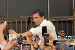 Sonu Sood Mobbed By Fans While Visiting Lalbaugcha Raja In Mumbai, Watch
