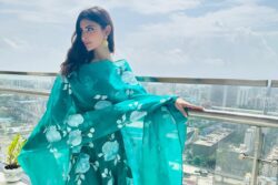 Mouni Roy Sets Traditional Fashion Bar High In Emerald Green Anarkali