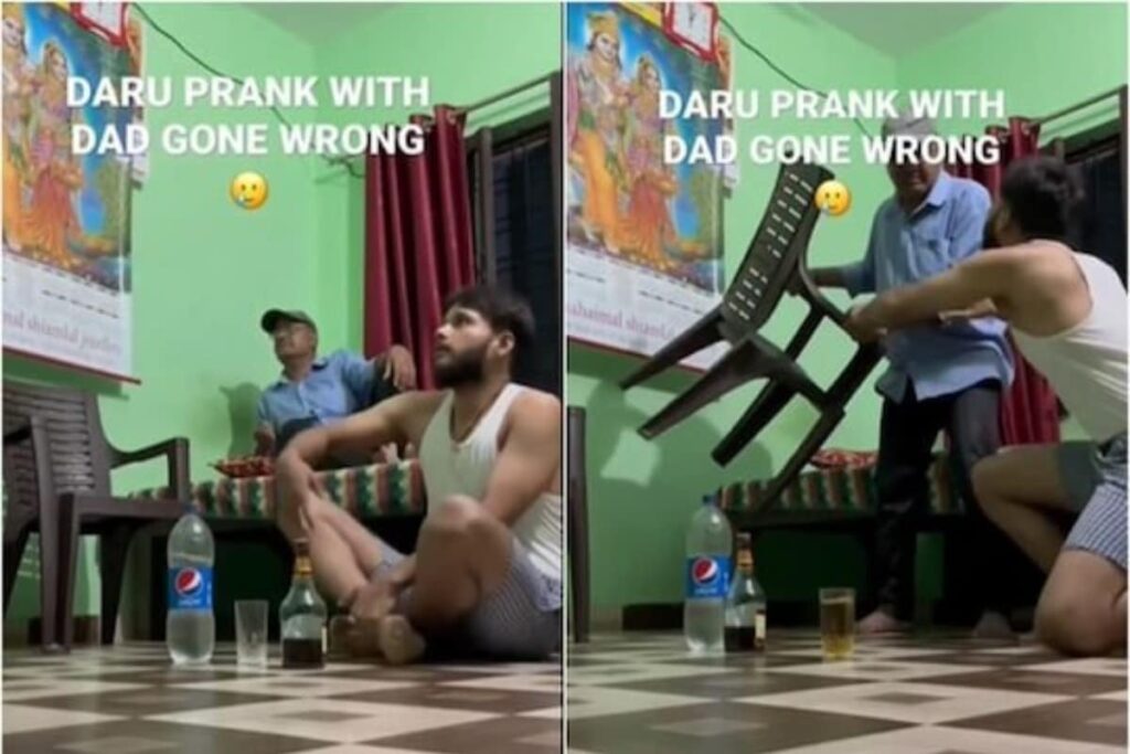 Watch: Son's 'Daaru Prank' With Father Goes Horribly Wrong, Gets A Lesson On Alcoholism