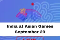 asian games day 6 live score updates india shooting hockey medal tally schedule results hangzhou september 29 latest news